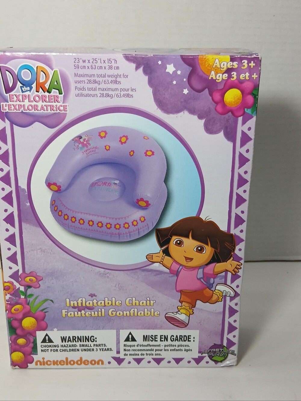 Dora The Explorer Inflatable Chair Nickelodeon New